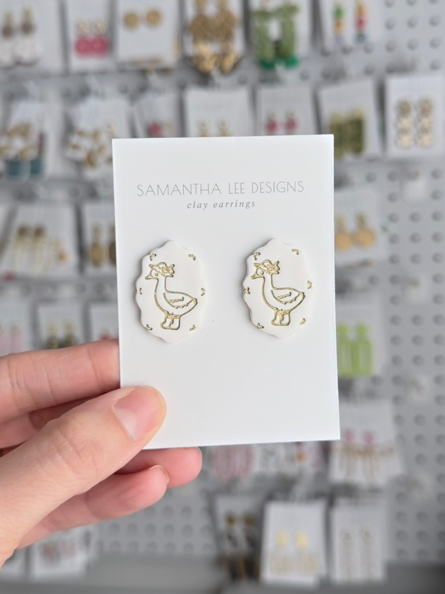 Silly Goose Studs
