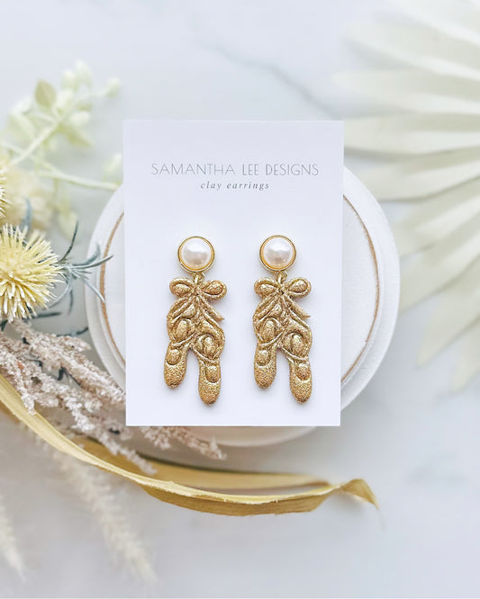 Golden ballet Slippers