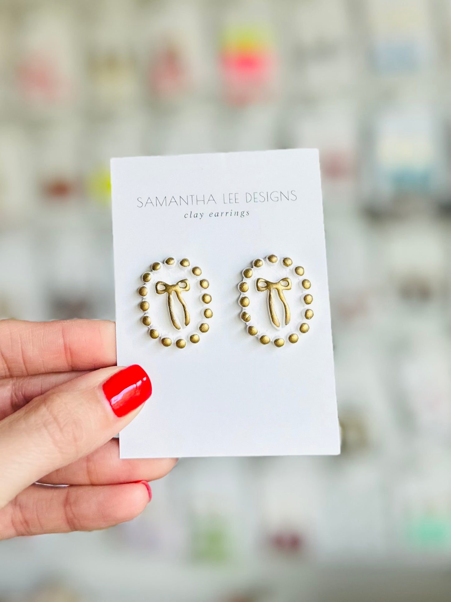 White Wildest Dreams Studs
