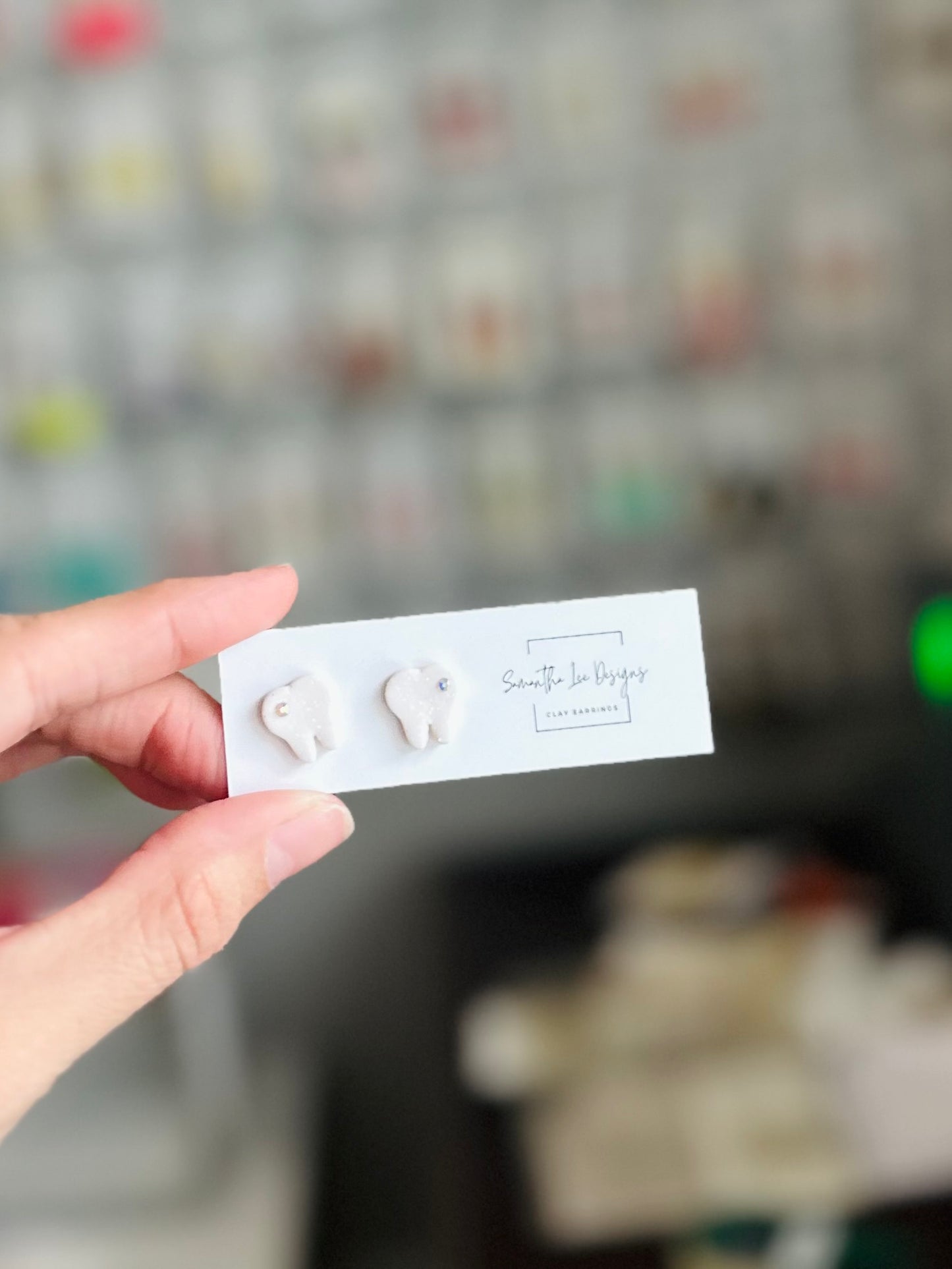 Diamond Teeth Studs