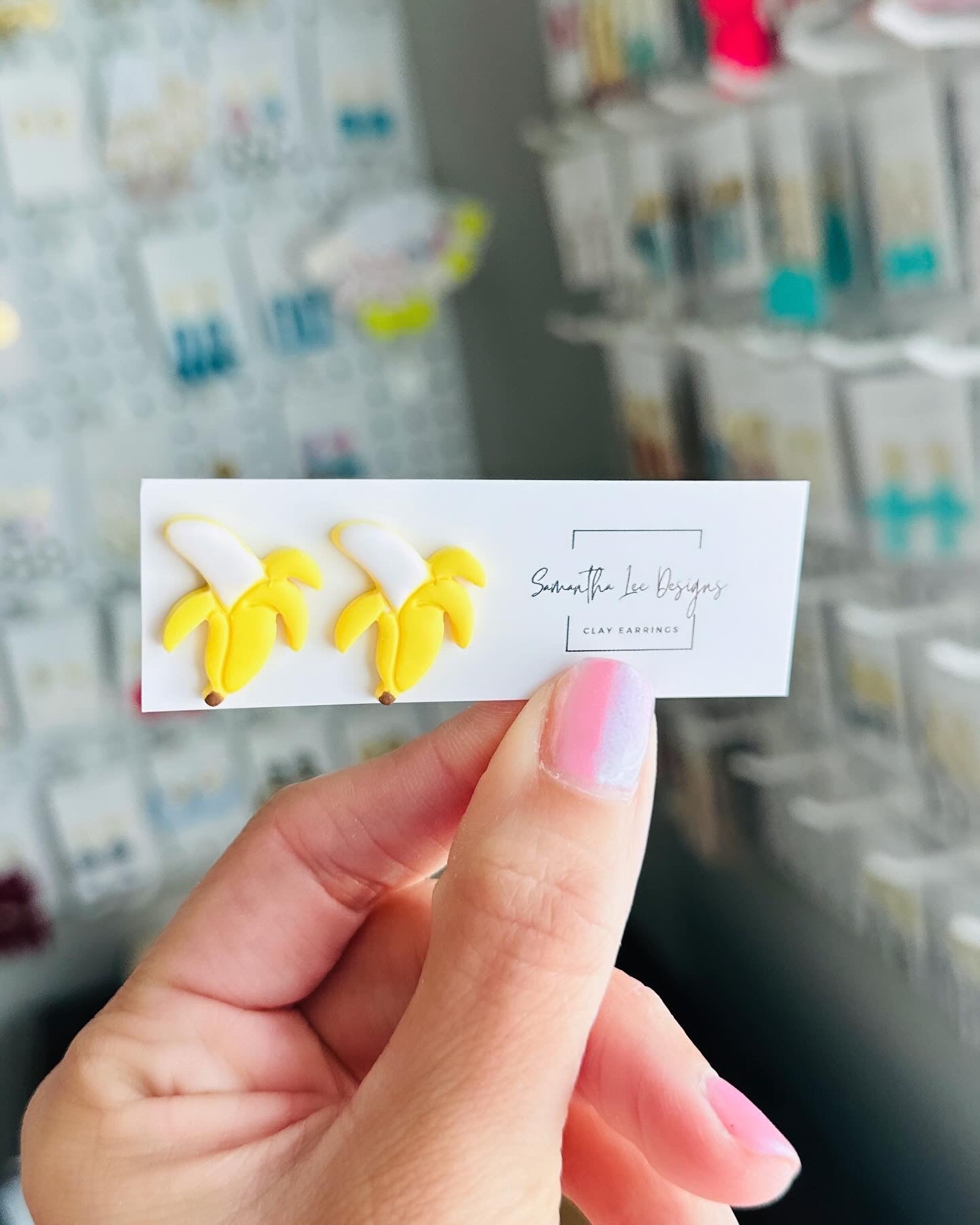 Banana Ball Studs