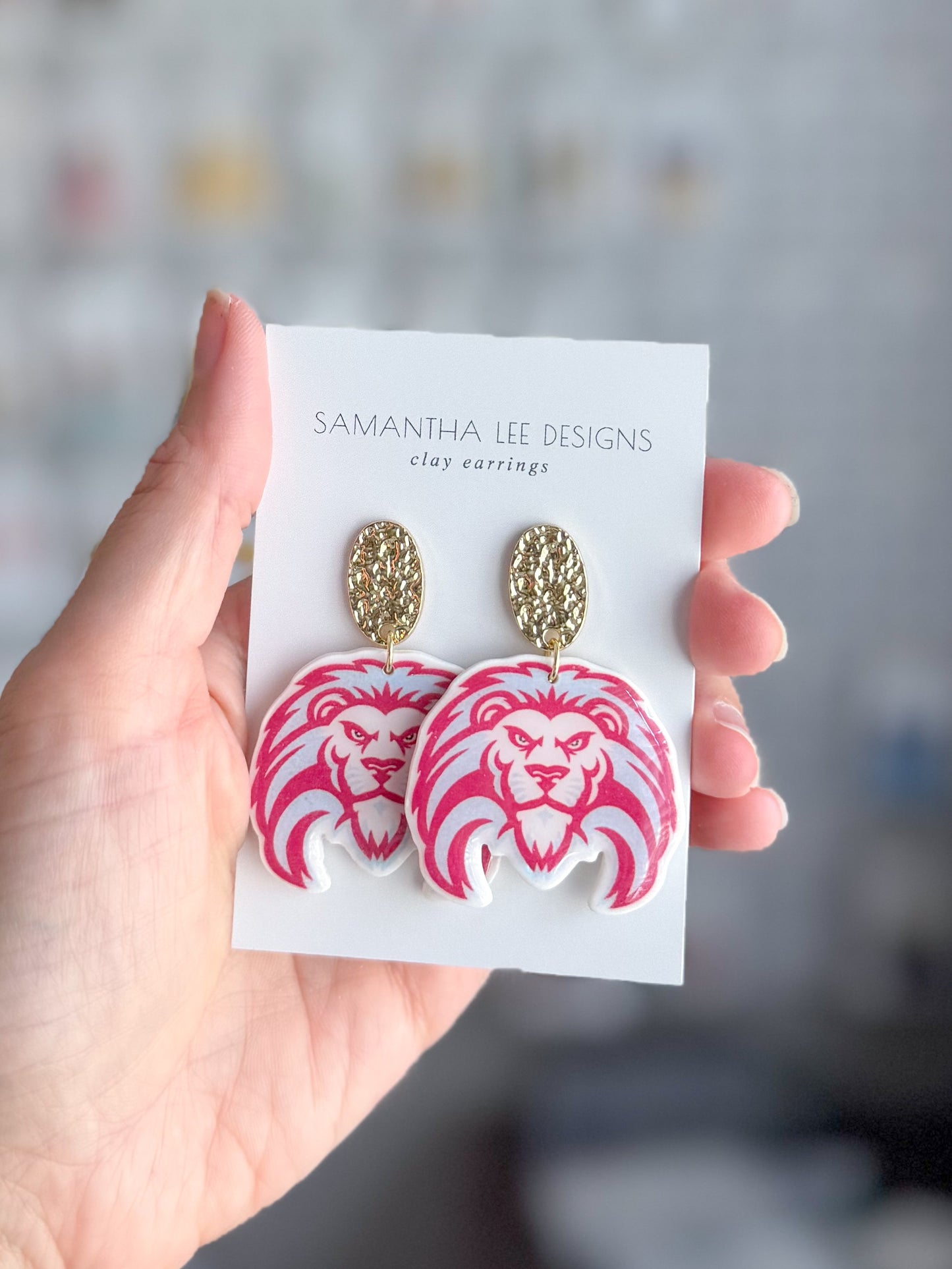 Red and Blue Lion