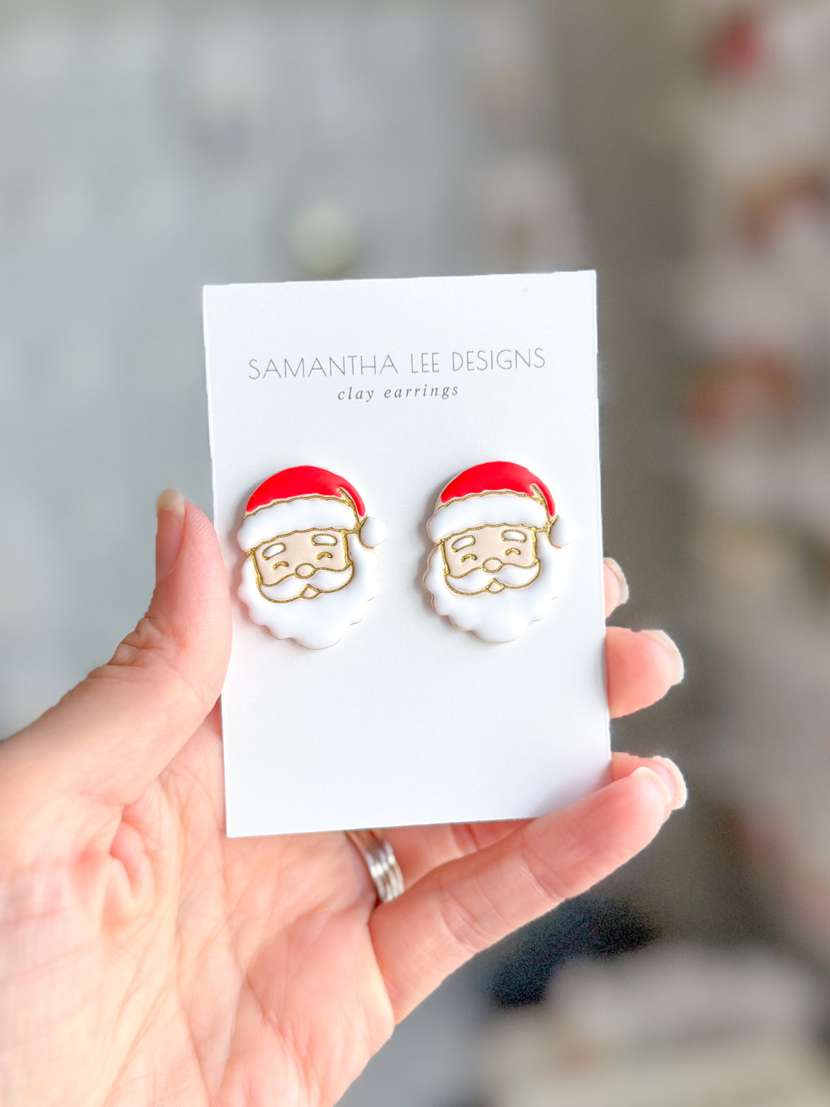 Santa Large Studs