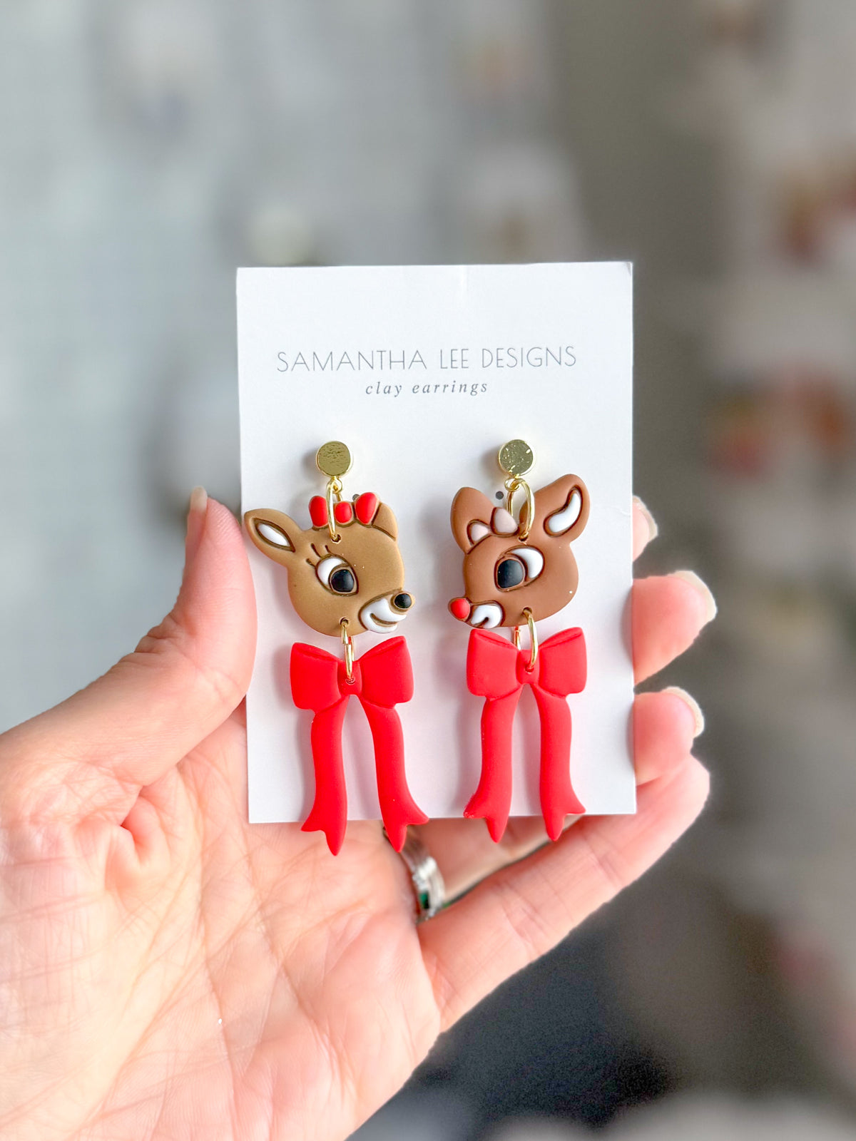 Rudolph Red Bows