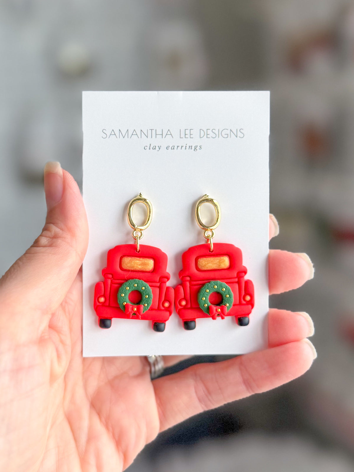 Red Christmas Truck