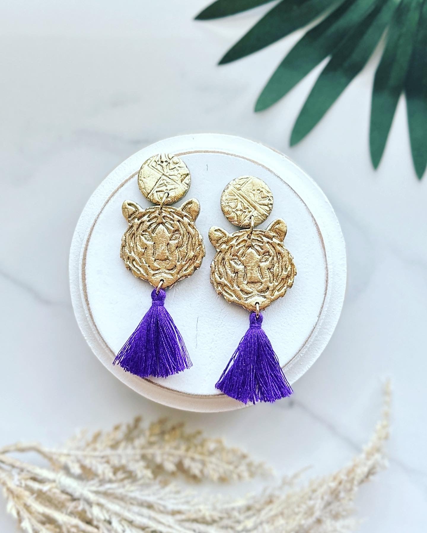 Tiger Tassels Purple