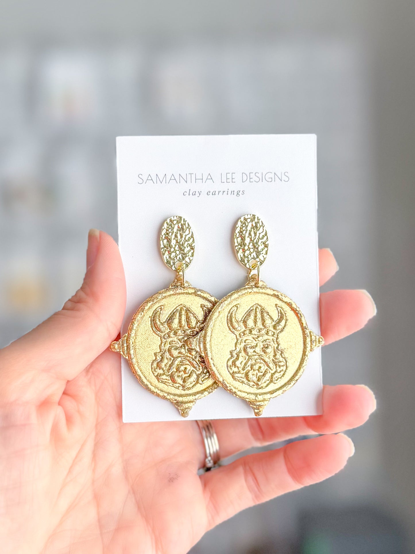 Gold Vikings Medallion