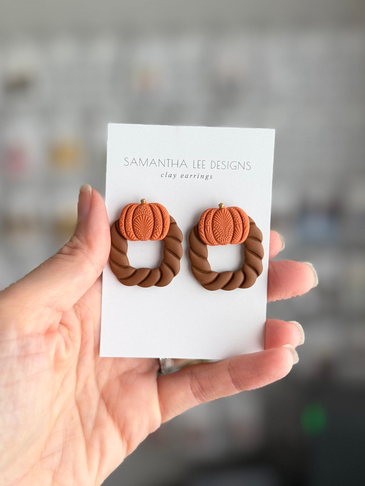 Orange and Brown Door Knocker