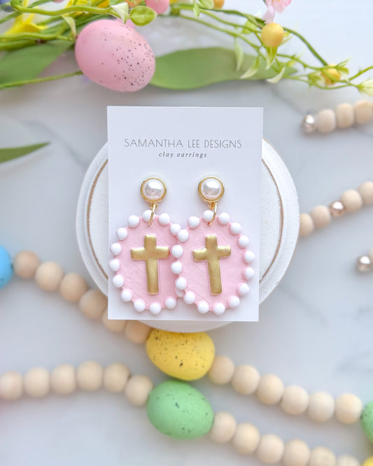 Large Pink Crosses