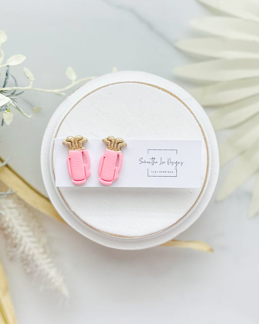 Pink Golf Bag Studs