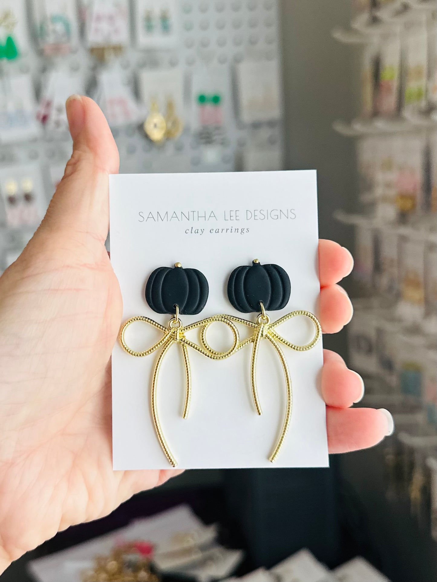 Black Pumpkin Bows