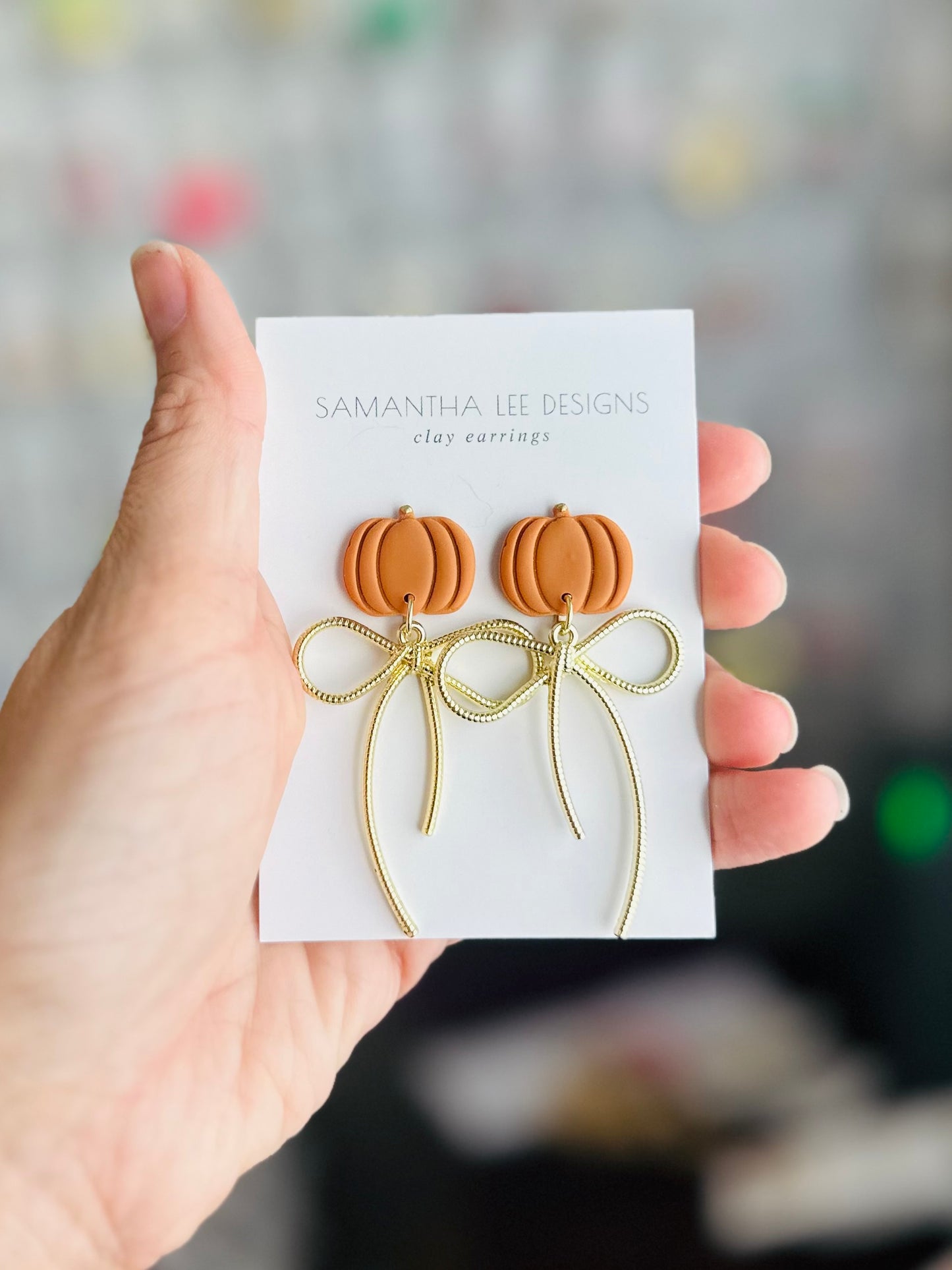 Orange Pumpkin Bows