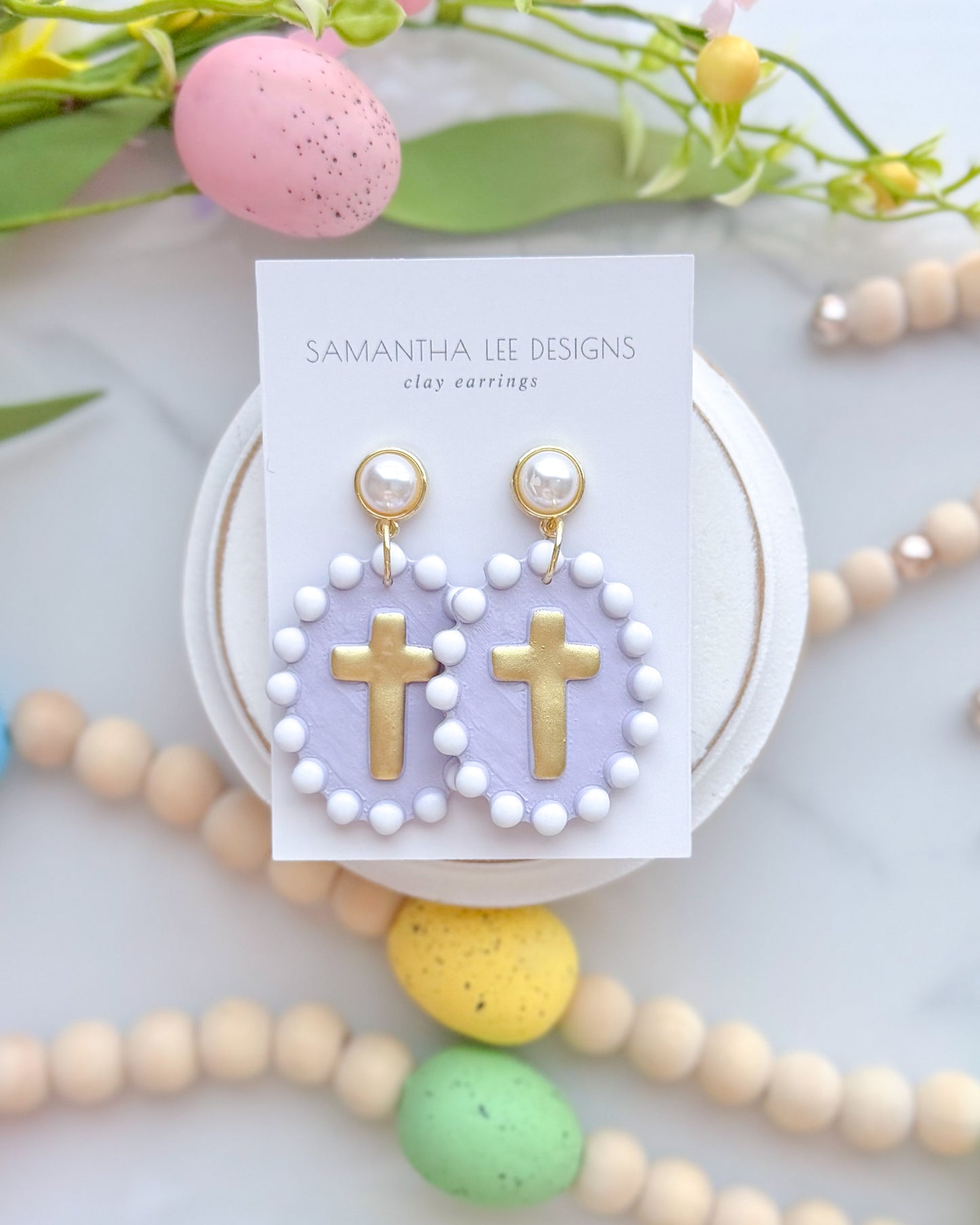 Large Lavender Crosses