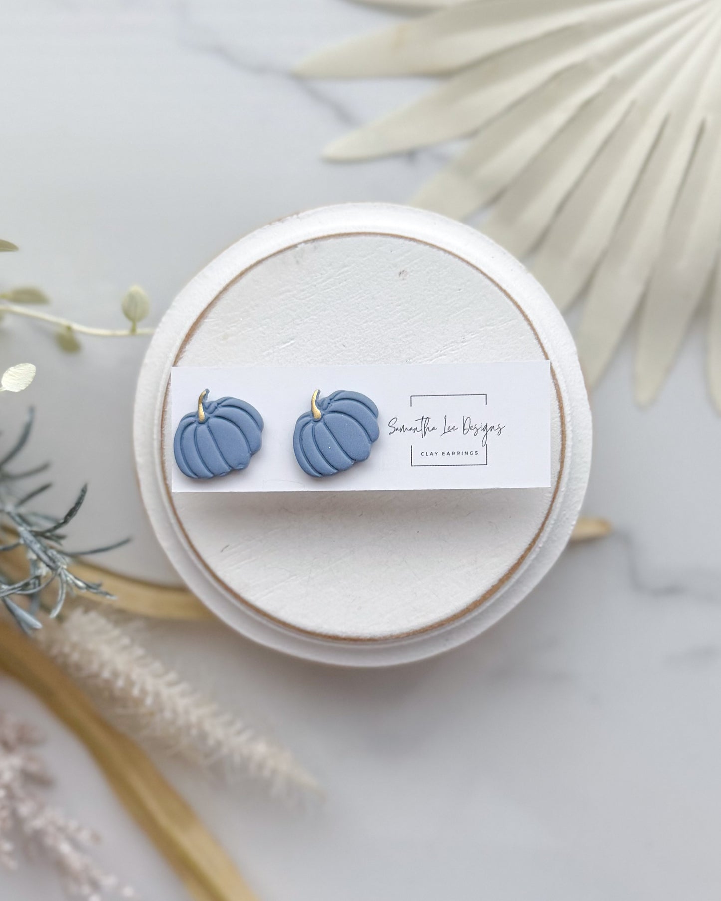 Bluestone Pumpkin Studs