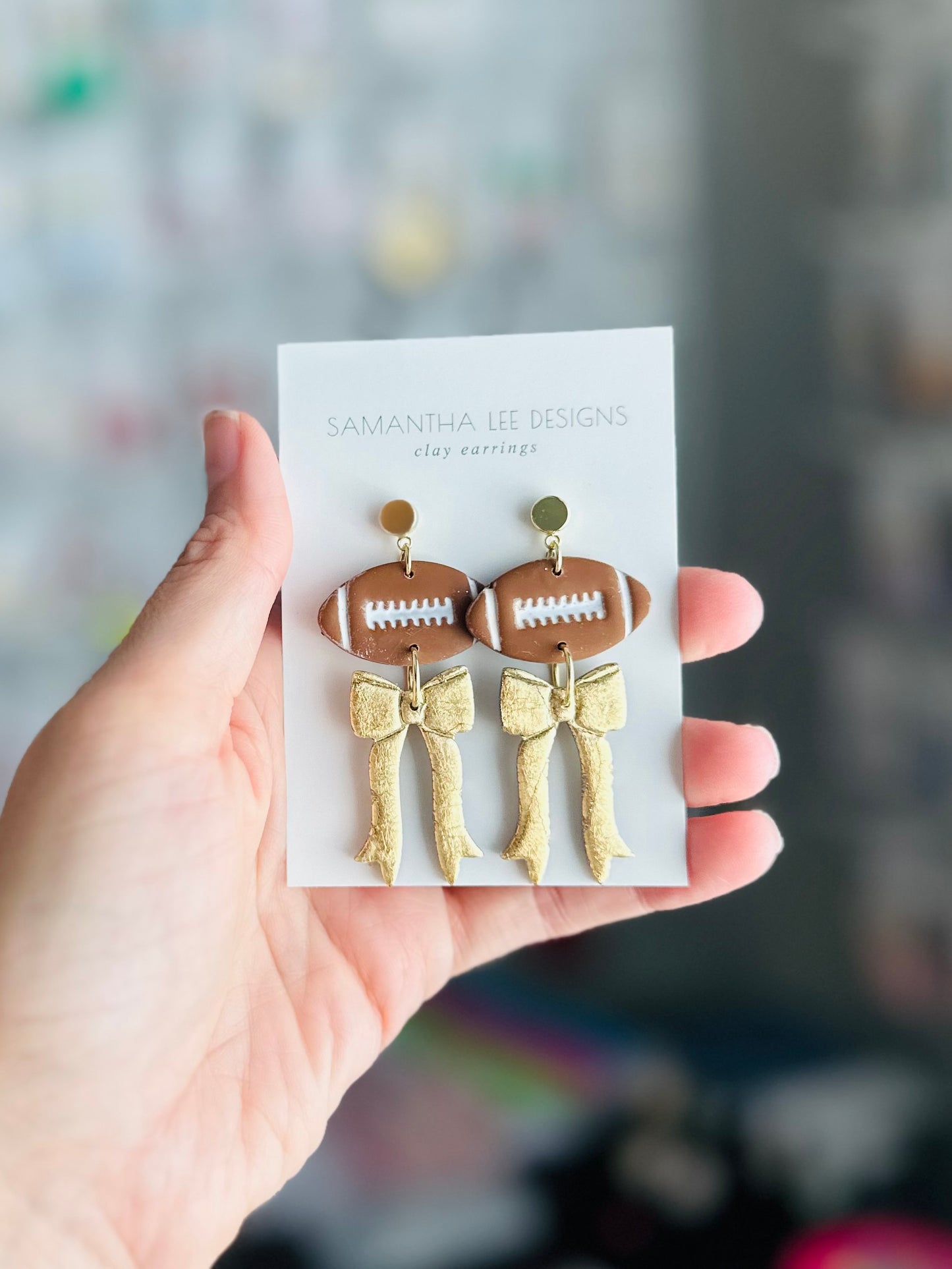Football Bow Gold