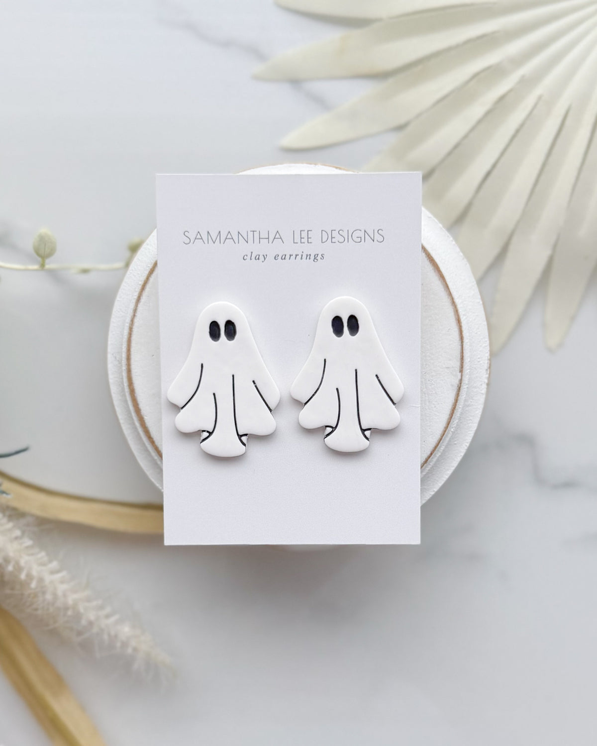 Ghost Studs Large