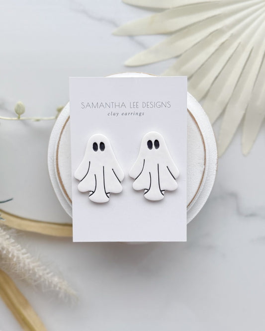 Ghost Studs Large