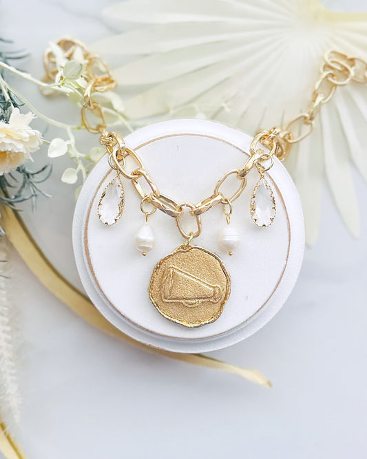 Cheer Charm Necklace