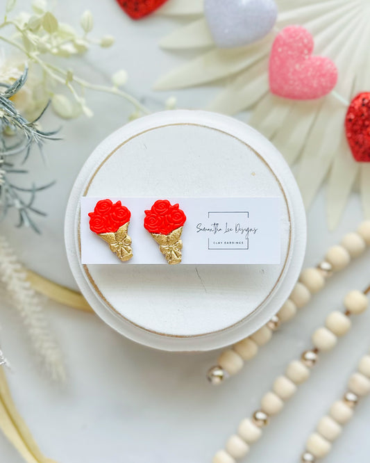 Rose Bouquet Stud