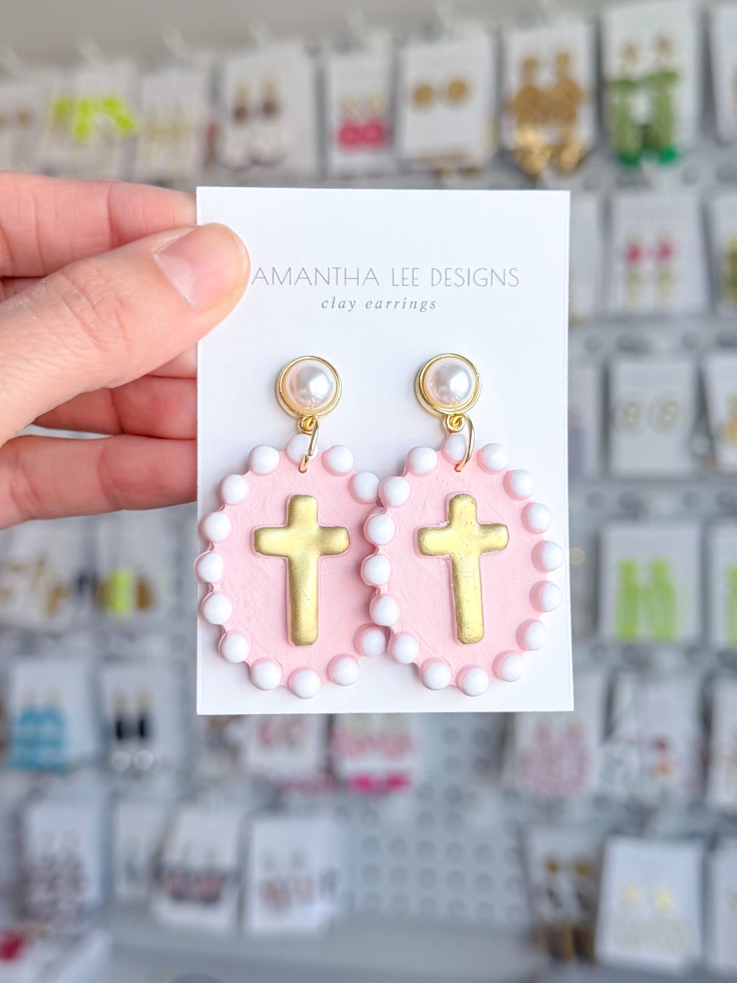 Large Pink Crosses