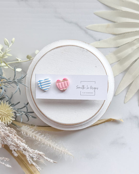 Mini Pink Paper and Pencil Hearts