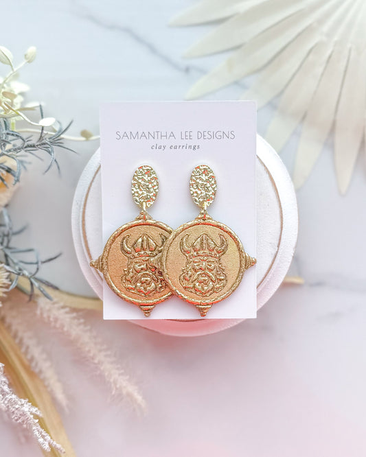 Gold Vikings Medallion