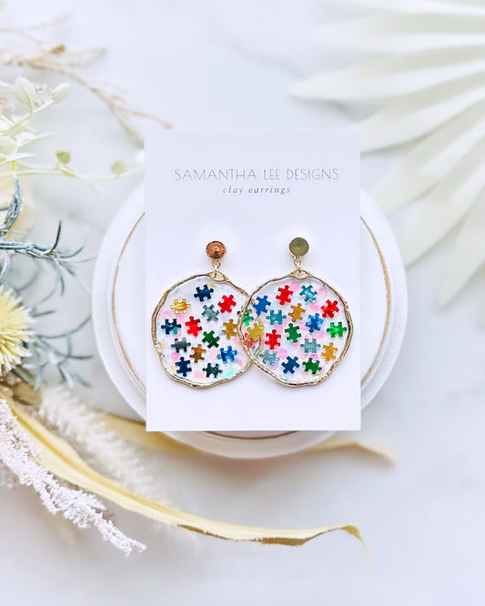 Autism Awareness Resin Glitter