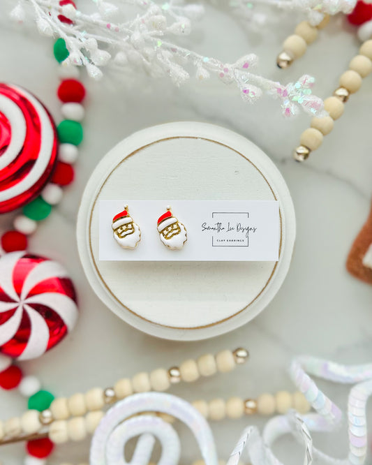 Micro Santa Studs