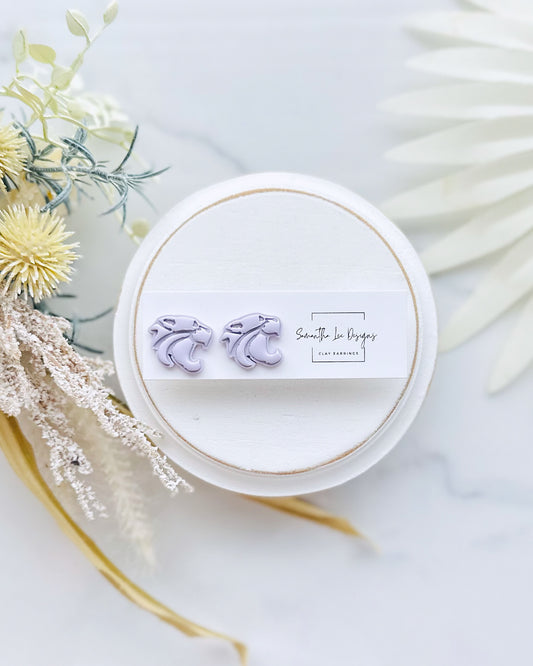 Lavender Wildcat Studs
