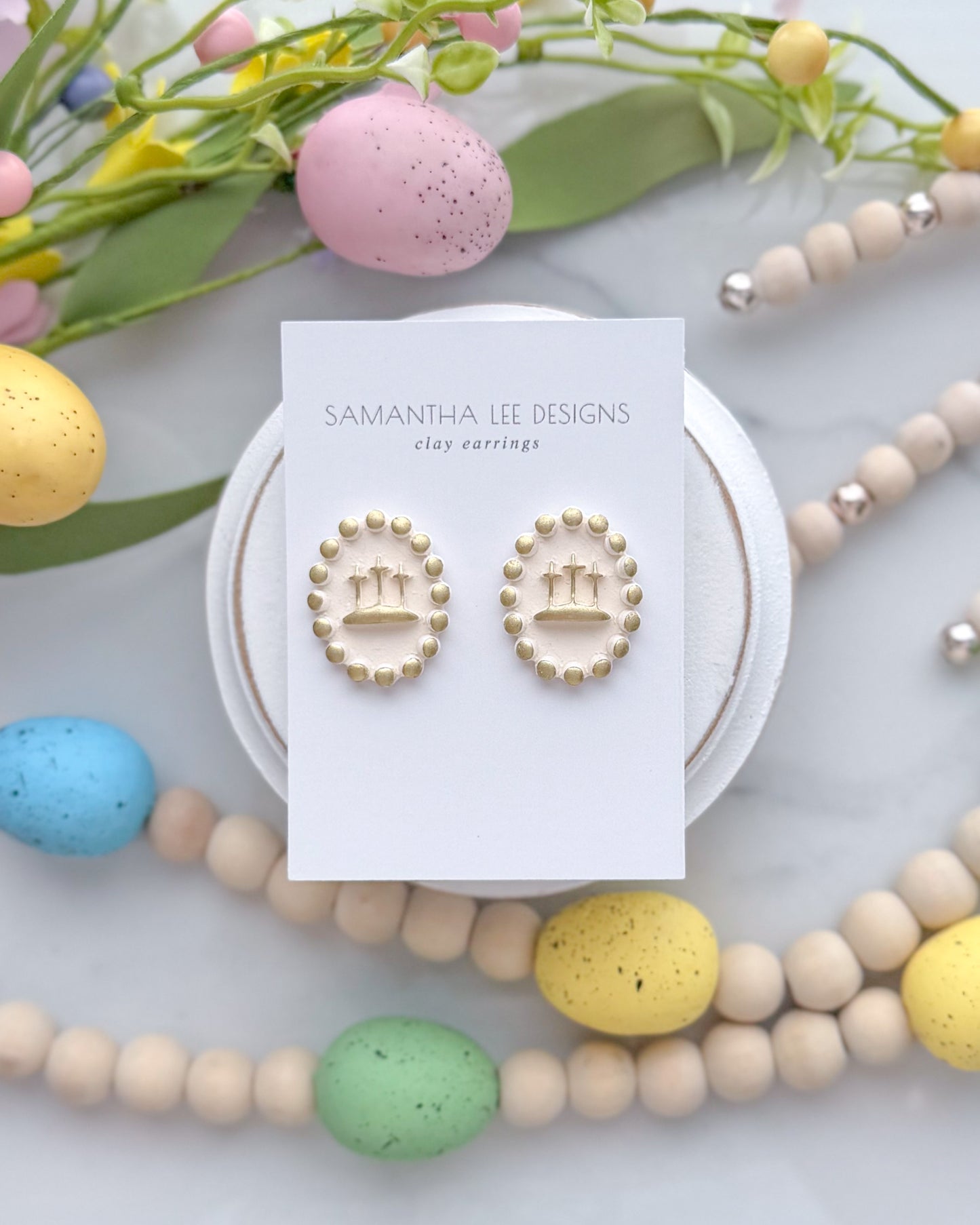 Three Crosses Studs