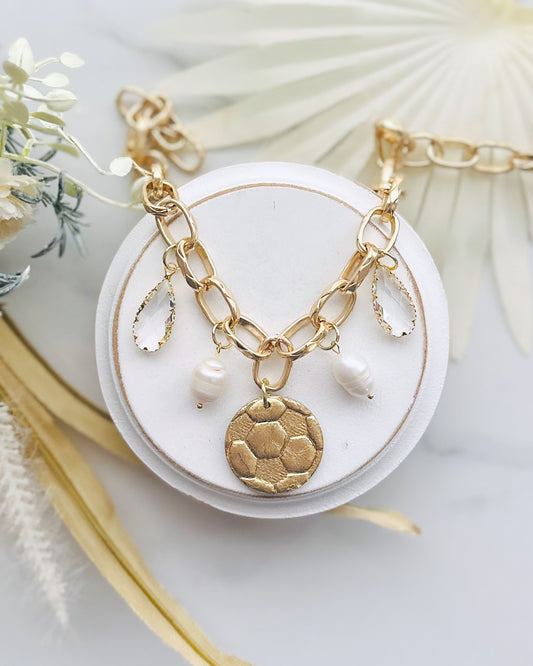 Soccer Charm Necklace