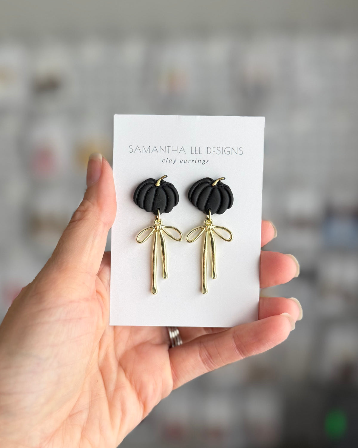 Black Pumpkin Bows