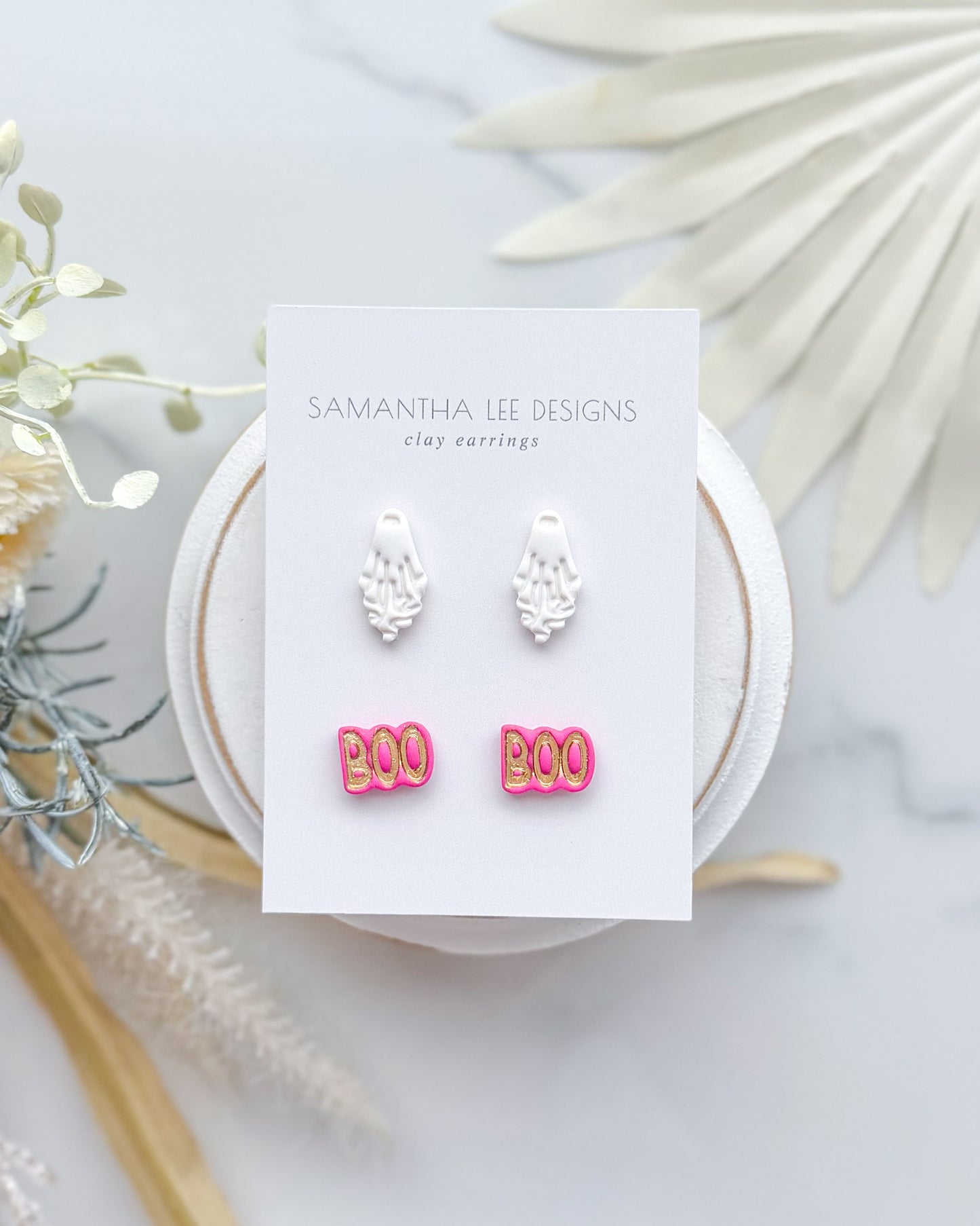 Boo Stud Pack Fuchsia