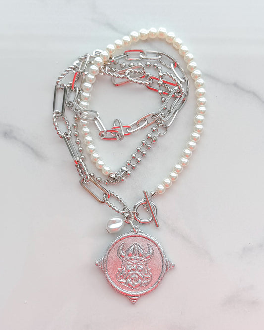 Vikings Mixed Silver Chain
