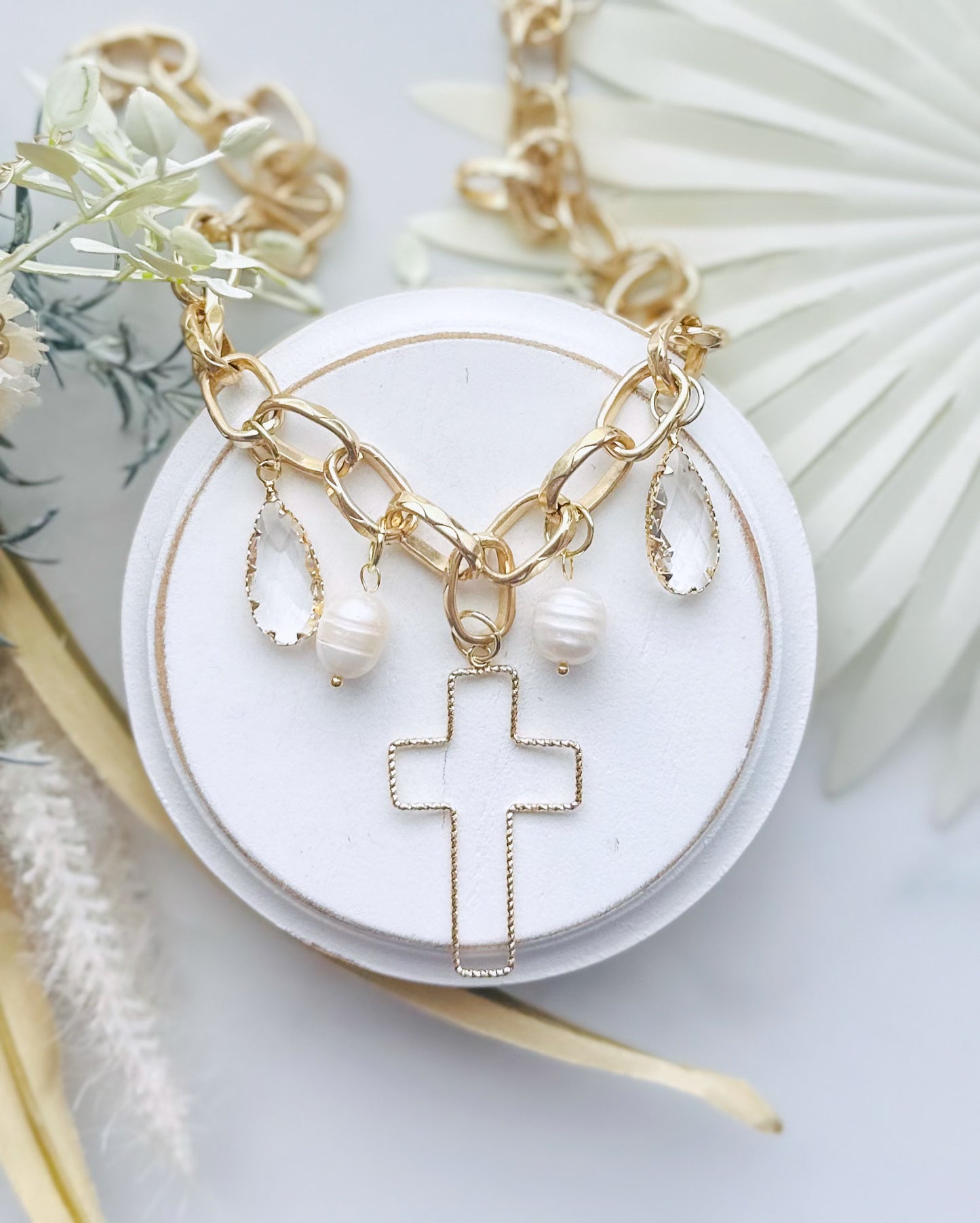 Cross Charm Necklace