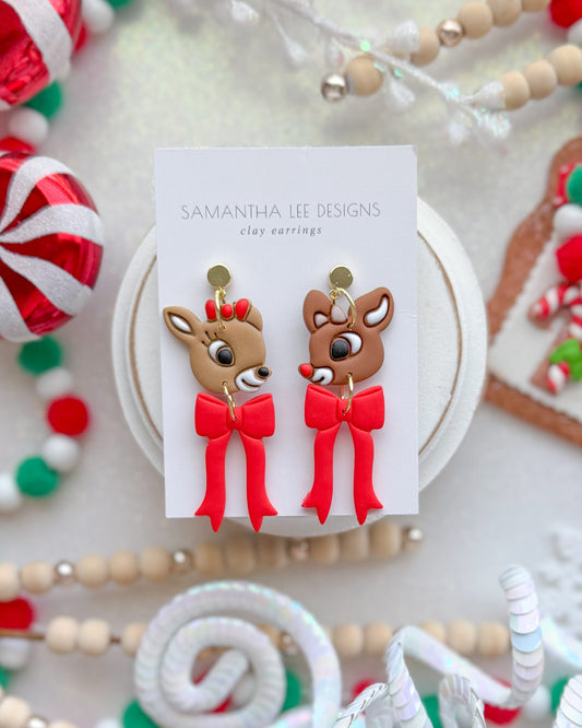Rudolph Red Bows