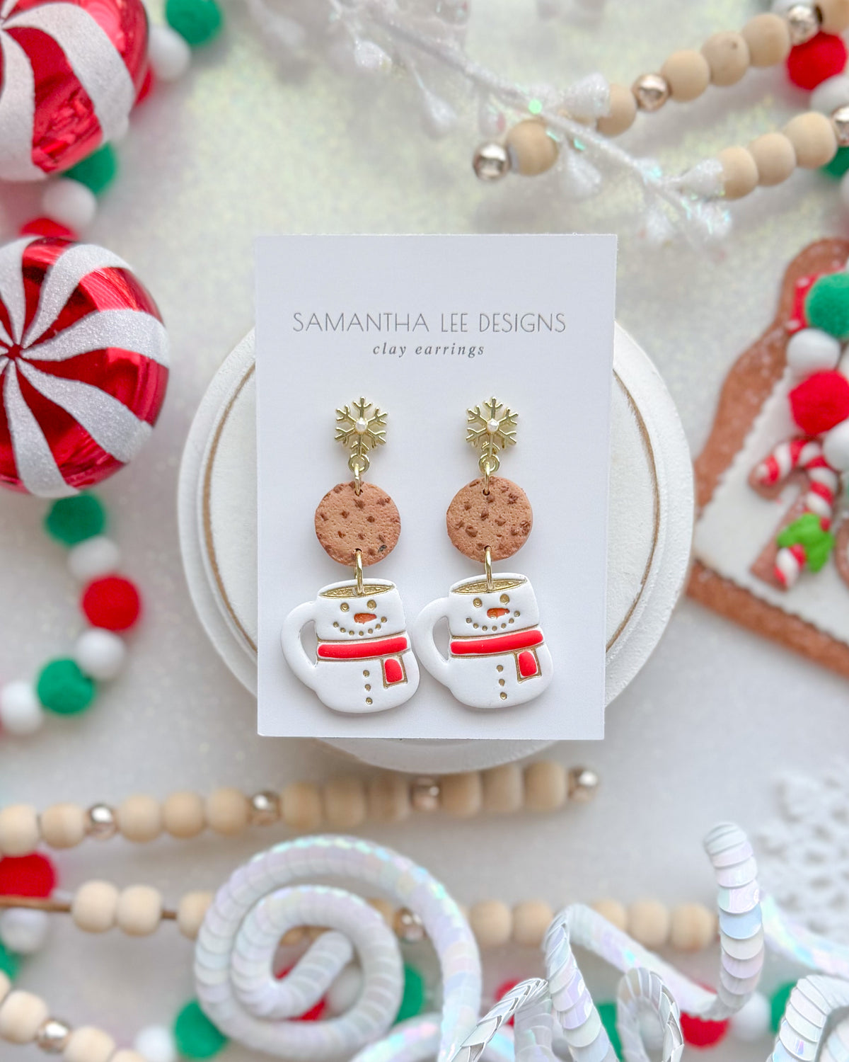 Snowman Mug & Cookies