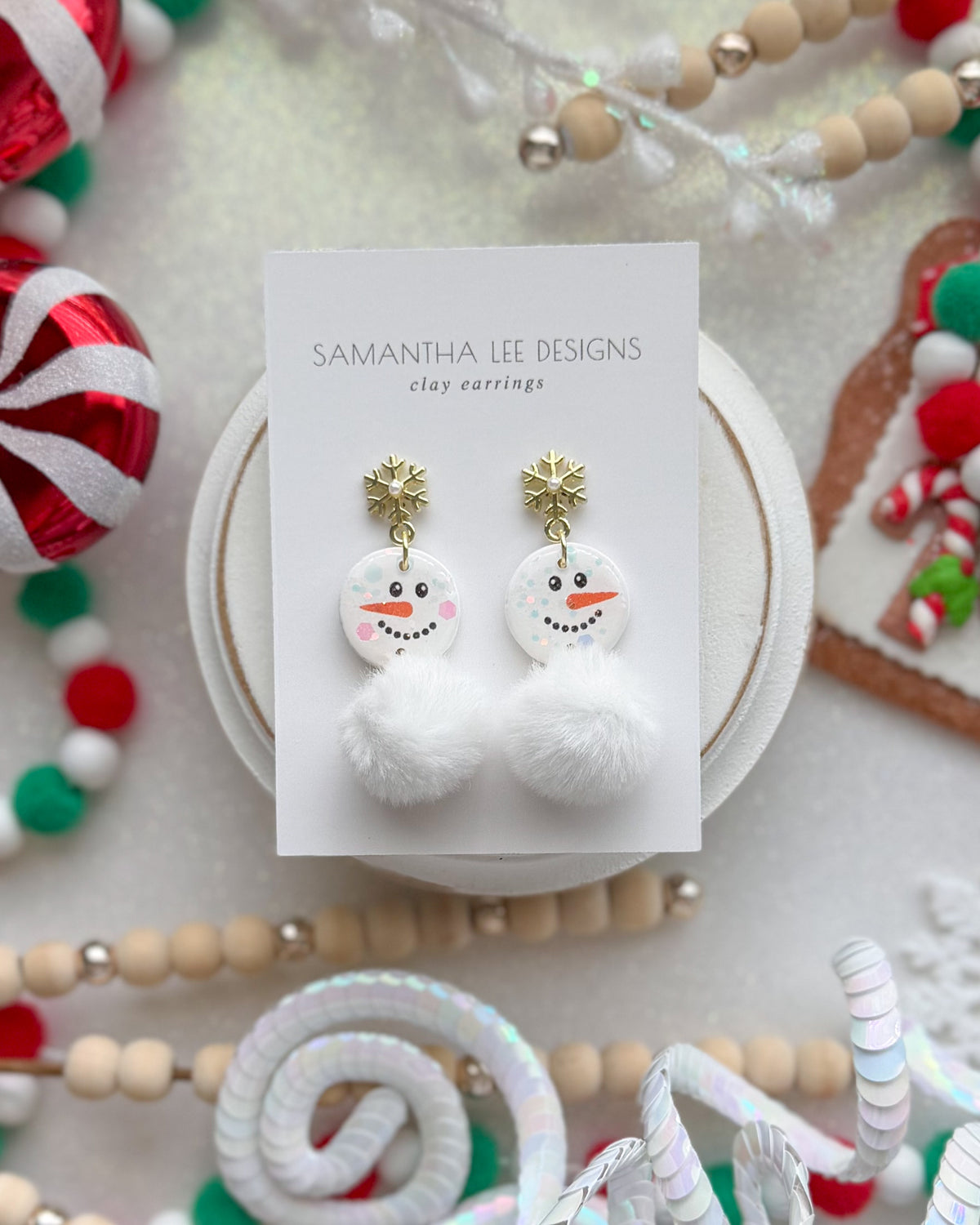 Snowman Dangles