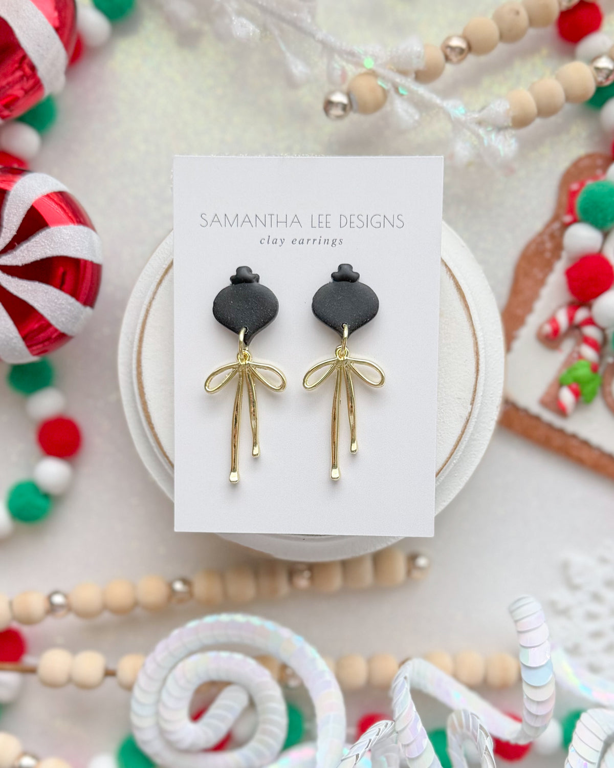 Black Ornament Bows