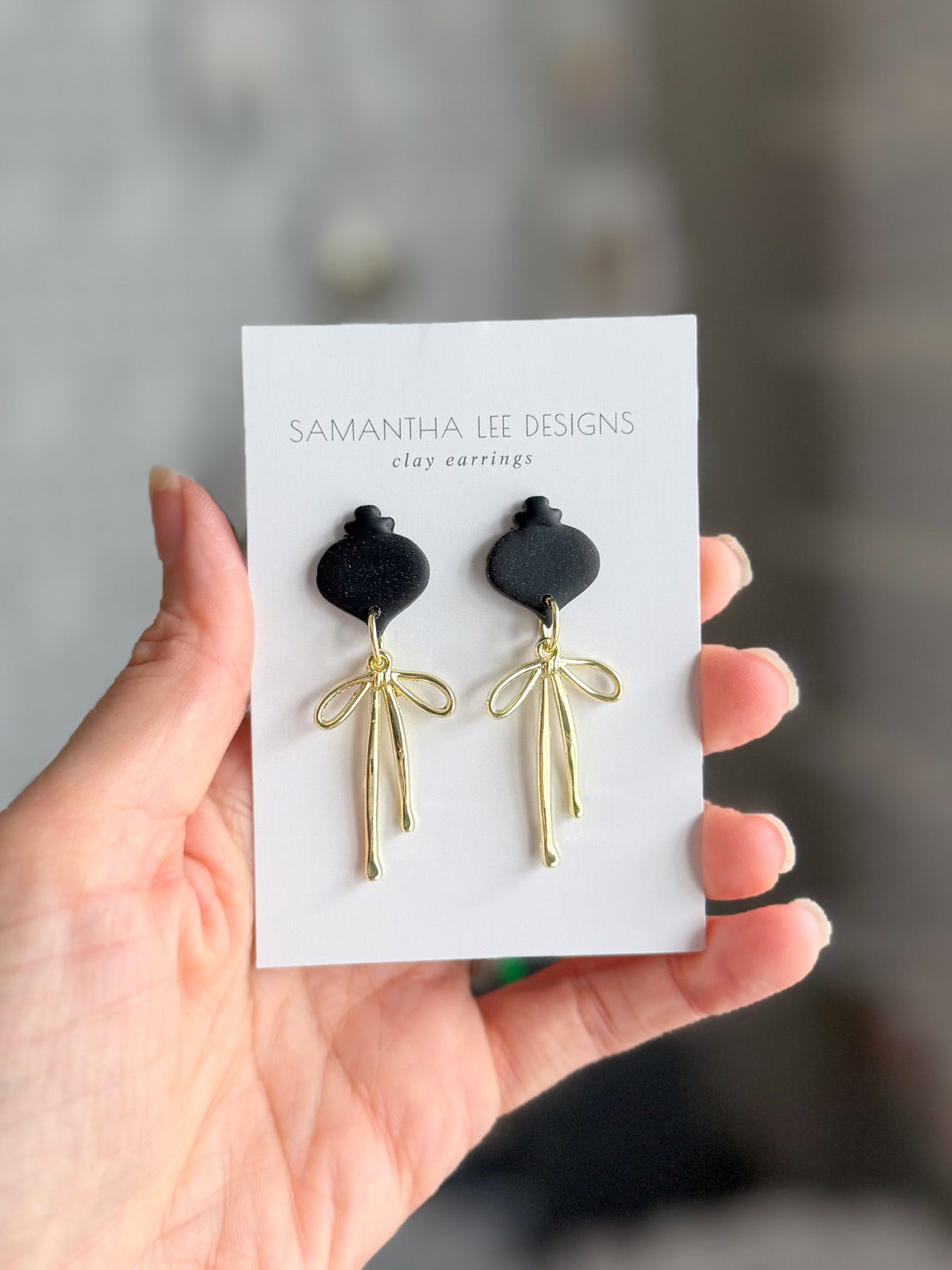 Black Ornament Bows